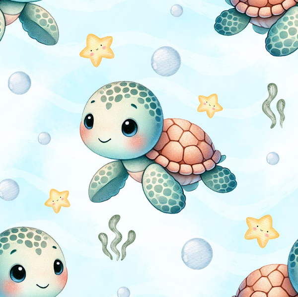 3881 Schildi Sealife ALLOVERPRINT