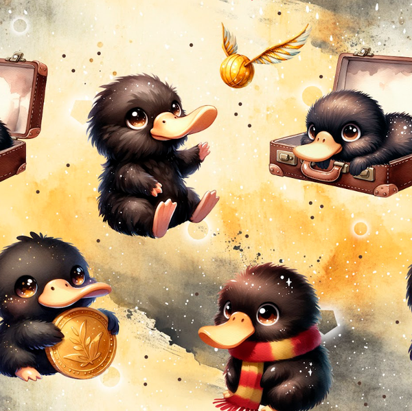 3904 Zauber-Ente ALLOVERPRINT