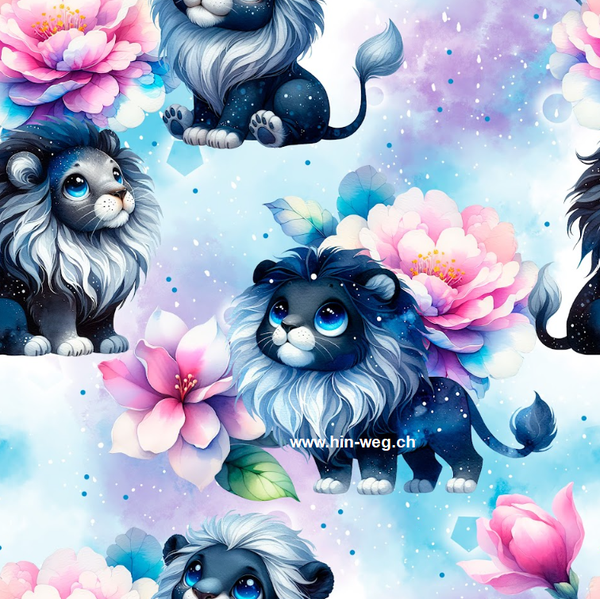 3954 Flower-Lion ALLOVERPRINT