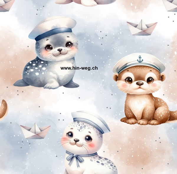 4066 Otter&Seehund Matrosen ALLOVERPRINT
