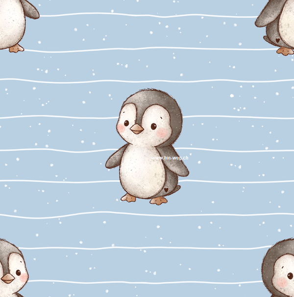 4145 Pinguin Pippo blau ALLOVERPRINT