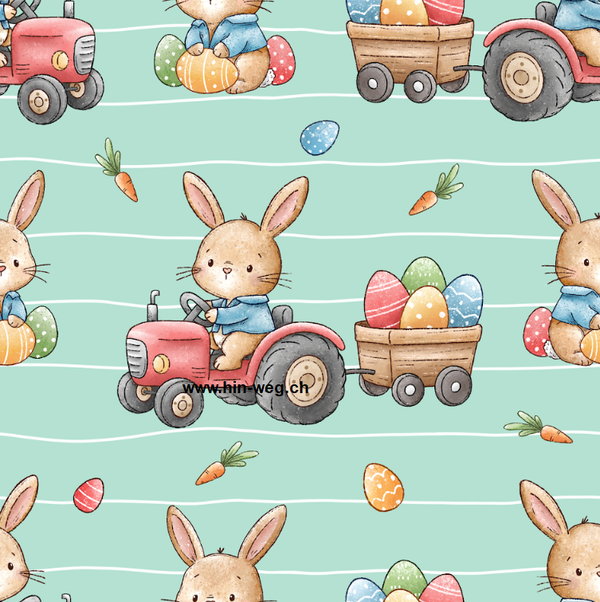 4305 Osterzug grün ALLOVERPRINT