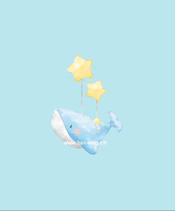 436 Wal Sterne EINZELPANEL