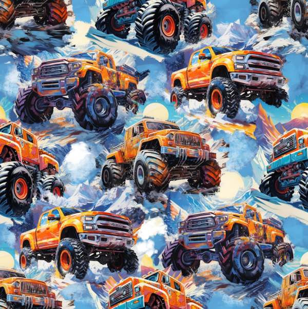 4501 Monstertruck Crazy ALLOVERPRINT