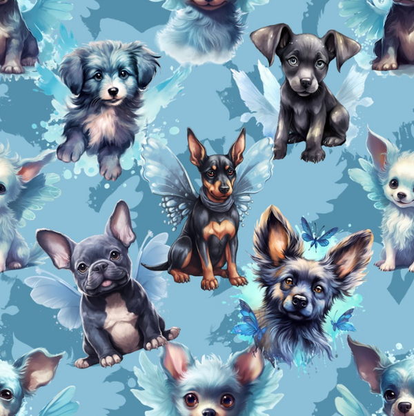 4502 Fairy-Dog Crazy ALLOVERPRINT