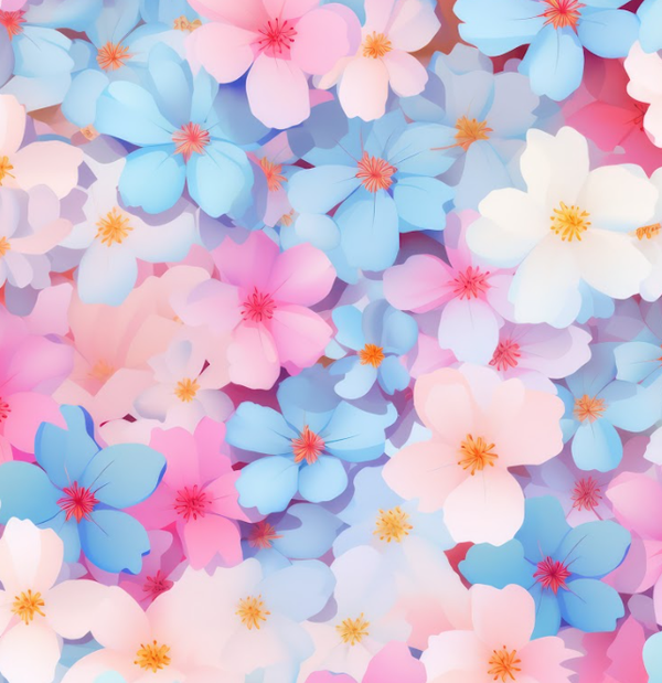 4572 PastellBlumen ALLOVERPRINT