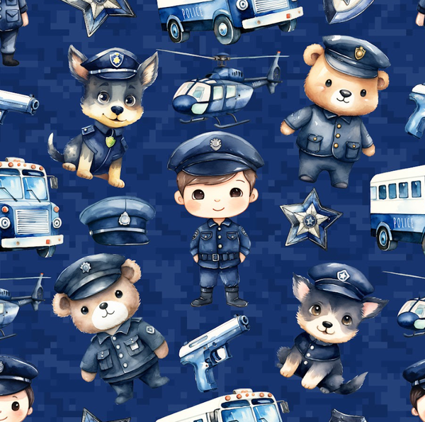 45812 Polizei Crazy ALLOVERPRINT