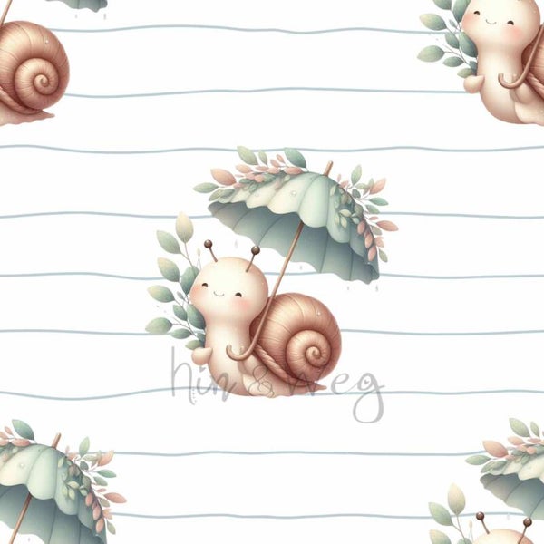 5069 Schnecke Sissi Weiss ALLOVERPRINT