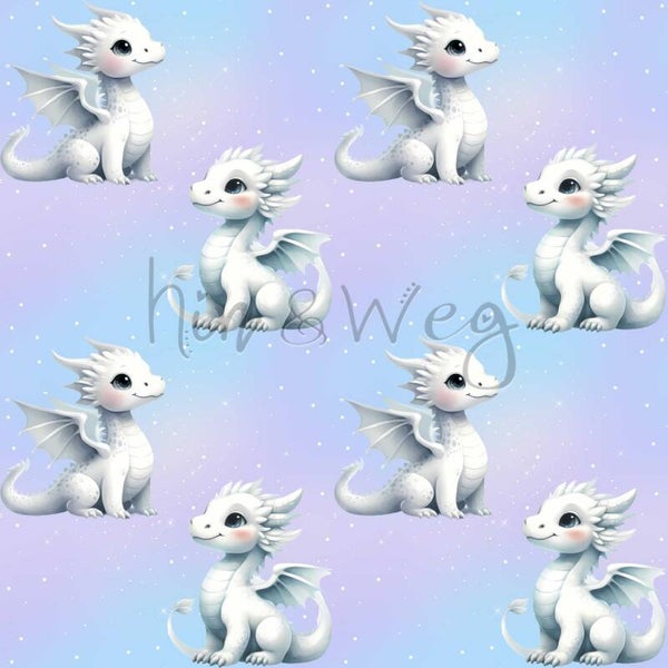 5371 White Dragon ALLOVERPRINT