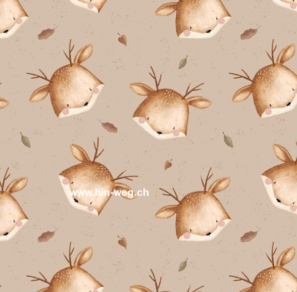 675 Elchli Beige ALLOVERPRINT