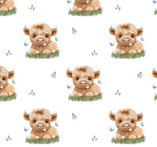 681 Hochlandrind Wiese ALLOVERPRINT