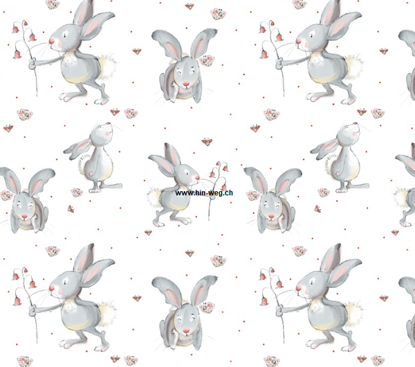 797 Rosalie Weiss von Eda&Mo ALLOVERPRINT