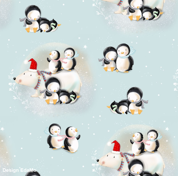 800 Pingu Eisbär von Eda&Mo ALLOVERPRINT
