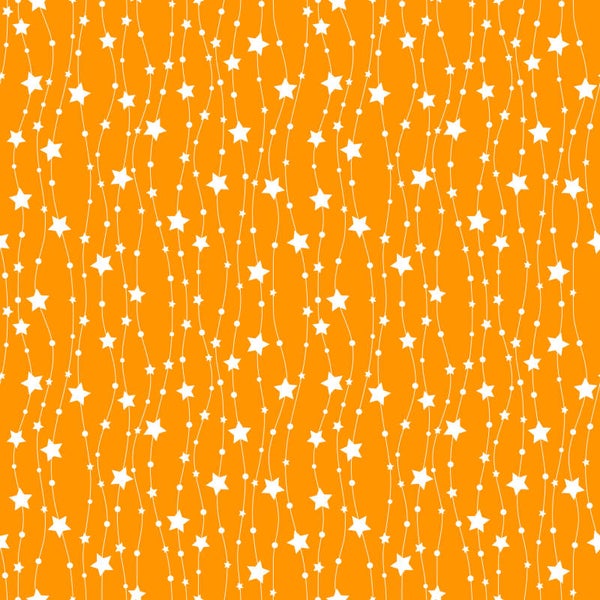 9177 Sternenfaden orange ALLOVERPRINT