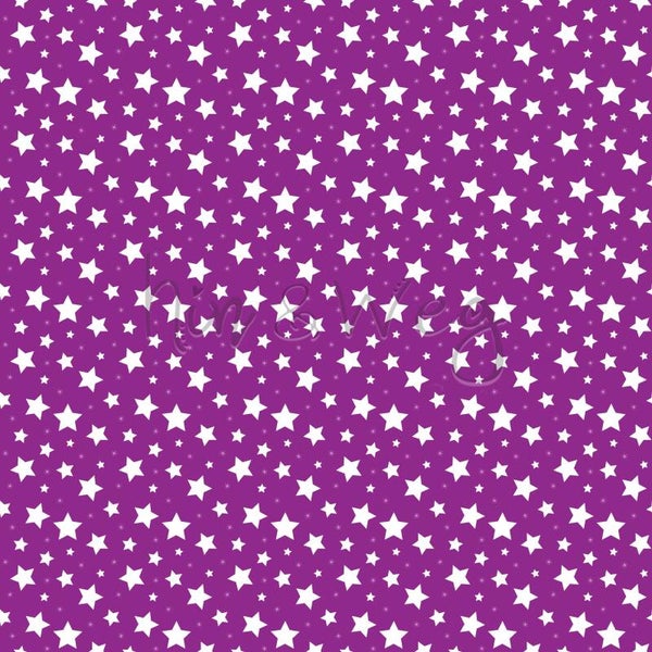 9183 Sterne Mixed Pflaume ALLOVERPRINT