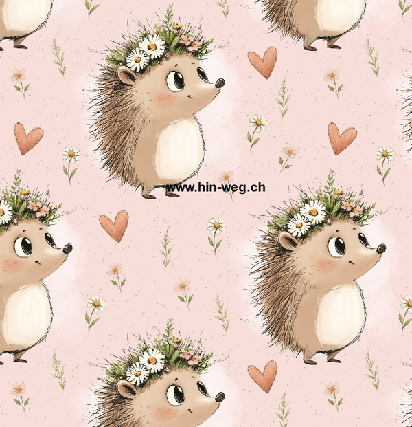 4081 Igelmädchen ALLOVERPRINT
