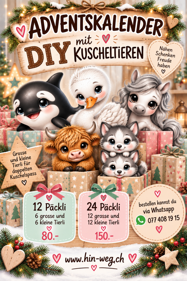 DIY-KUSCHELTIERLI-Adventskalender