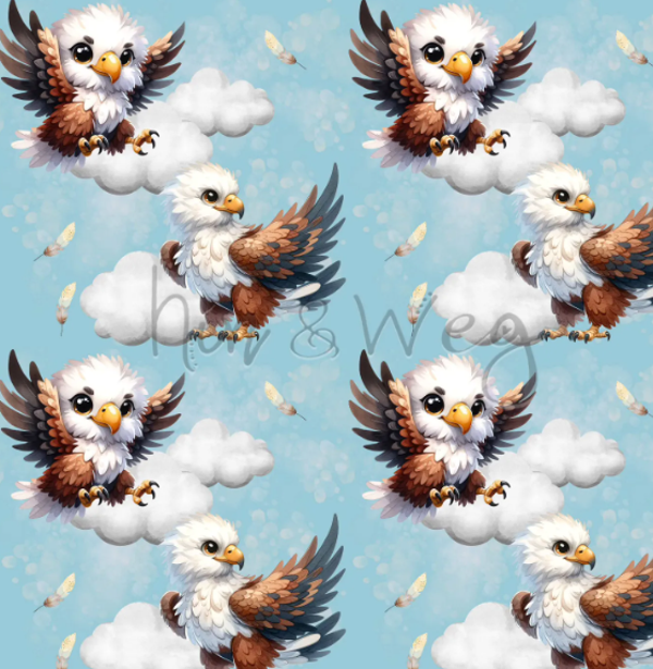 5361 Adler blau ALLOVERPRINT