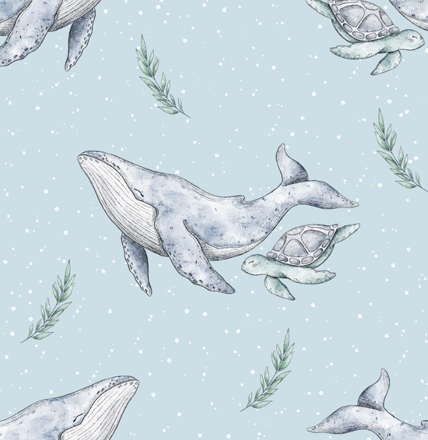 945 Wal mit Schildi blau ALLOVERPRINT