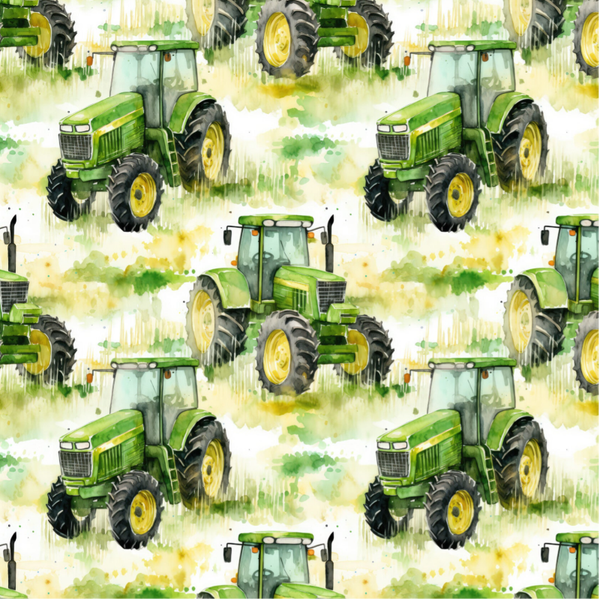 253 Traktor grün ALLOVERPRINT