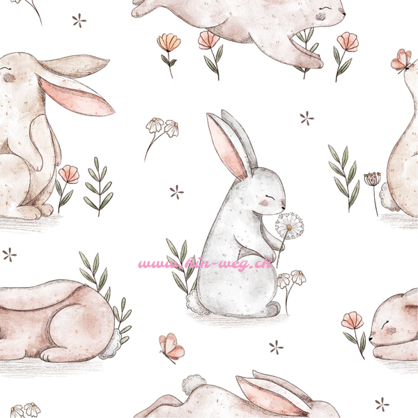 1281 Bunnnie white ALLOVERPRINT