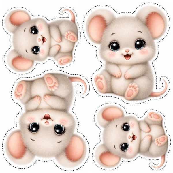 K82 Maus Kuscheltier-Panel