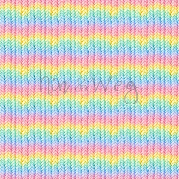 9108 Rainbow Strick ALLOVERPRINT