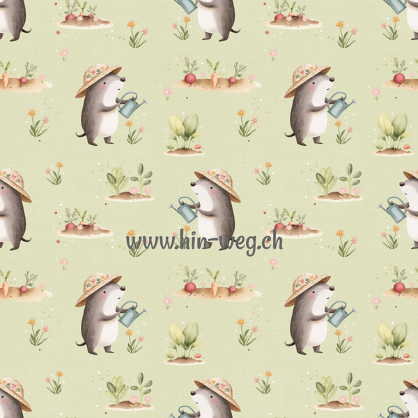 3712 Maulwurf Gärtner ALLOVERPRINT