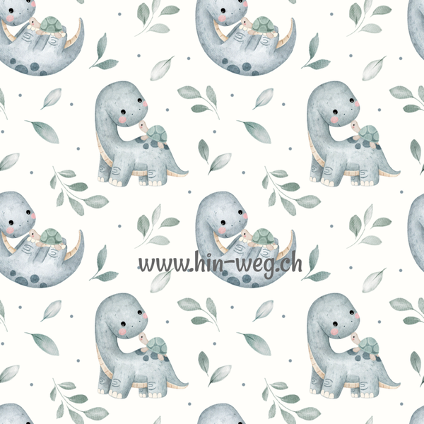 3398 Dino & Schildi  ALLOVERPRINT