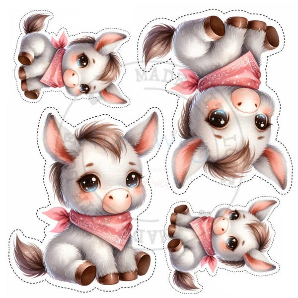 K22 Eseli Girl Kuscheltier-Panel