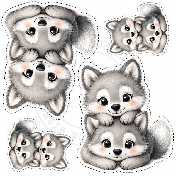 K45 Wolffreunde Kuscheltier-Panel