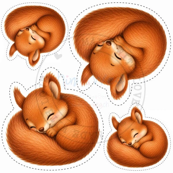K81 Eichhörnchen Kuscheltier-Panel
