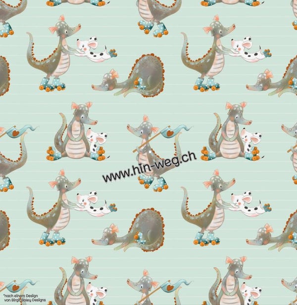 960 DragoRoll Daisy&Fips ALLOVERPRINT