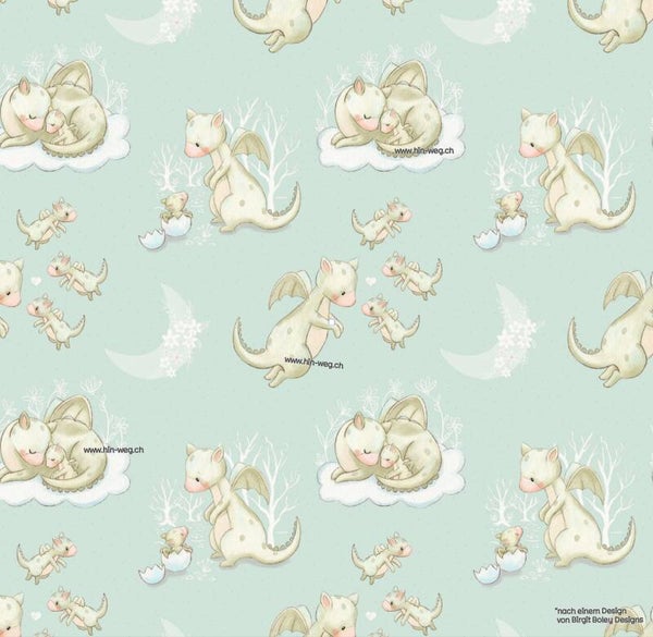 961 Dragon Daisy&Fips ALLOVERPRINT