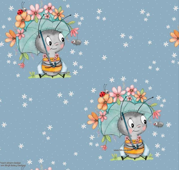 966 QueenBee Daisy&Fips ALLOVERPRINT