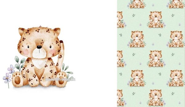 1201 Leopard Mint PANEL