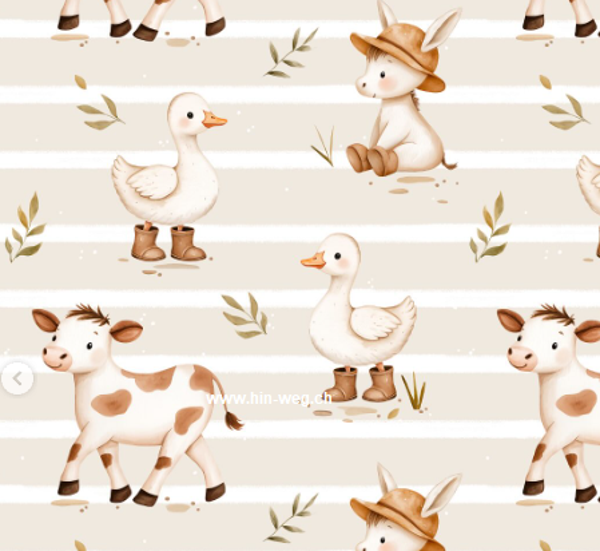 3500 Bauernhof Tierli ALLOVERPRINT