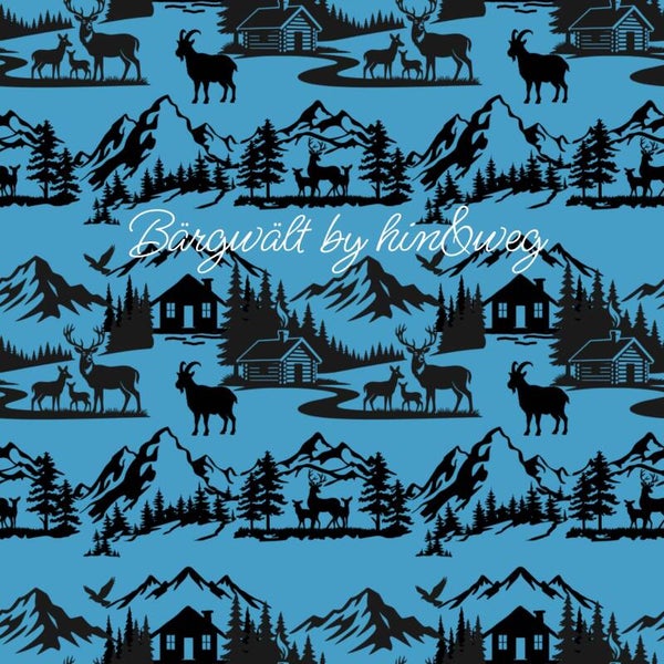 B-002 BÄRGWÄLT blau