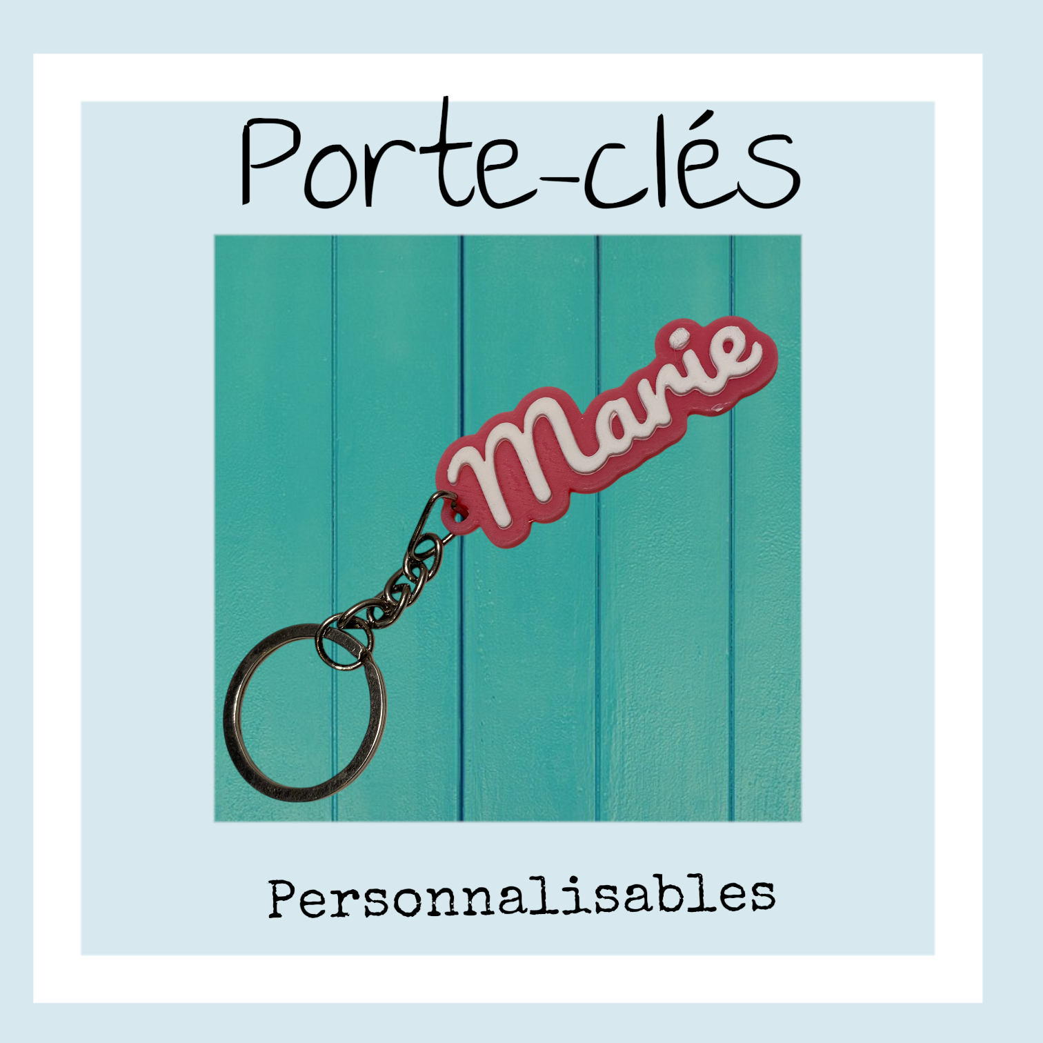 Porte-clés personnalisables