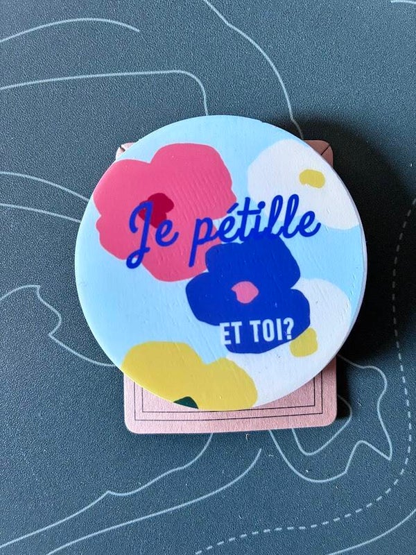 💖Broches imprimées "Julia"💖