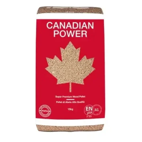 OFFERTA 2 BANCALI Bancale Pellet Canadianpower ENplus A1 140 SACCHI da 15 kg in abete