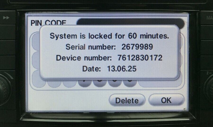 VAUXHALL OPEL TOUCH AND CONNECT RADIO CODE Car Radio Codes
