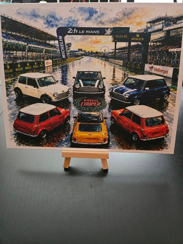Mini Cooper canvas