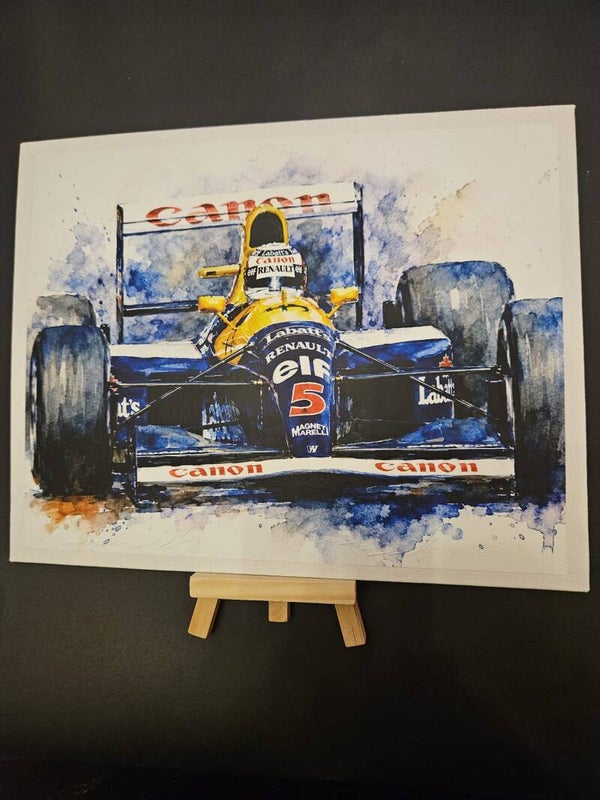 Nigel Mansell's iconic number 5 Williams FW14B