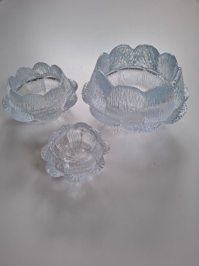 vintage Holmegaard waterlelie Glazige Loodjes