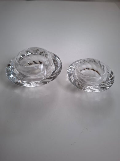 Vintage glas Holmegaard Capriole Glazige Loodjes