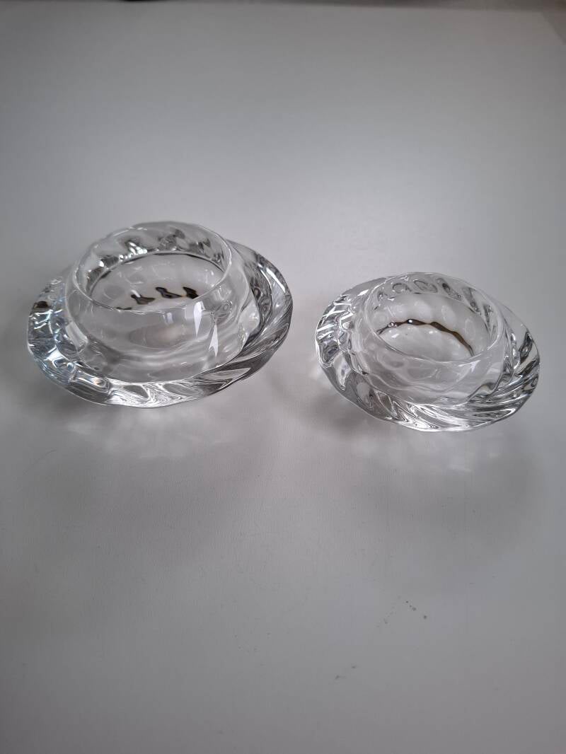 Vintage glas Holmegaard Capriole Glazige Loodjes