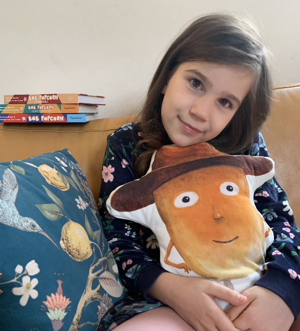 Bob Popcorn knuffelkussen