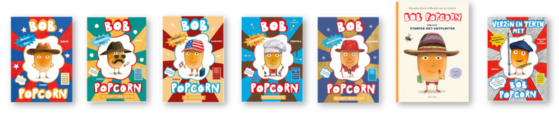 De Bob Popcorn serie, kinderenboeken van 7 jaar en ouder