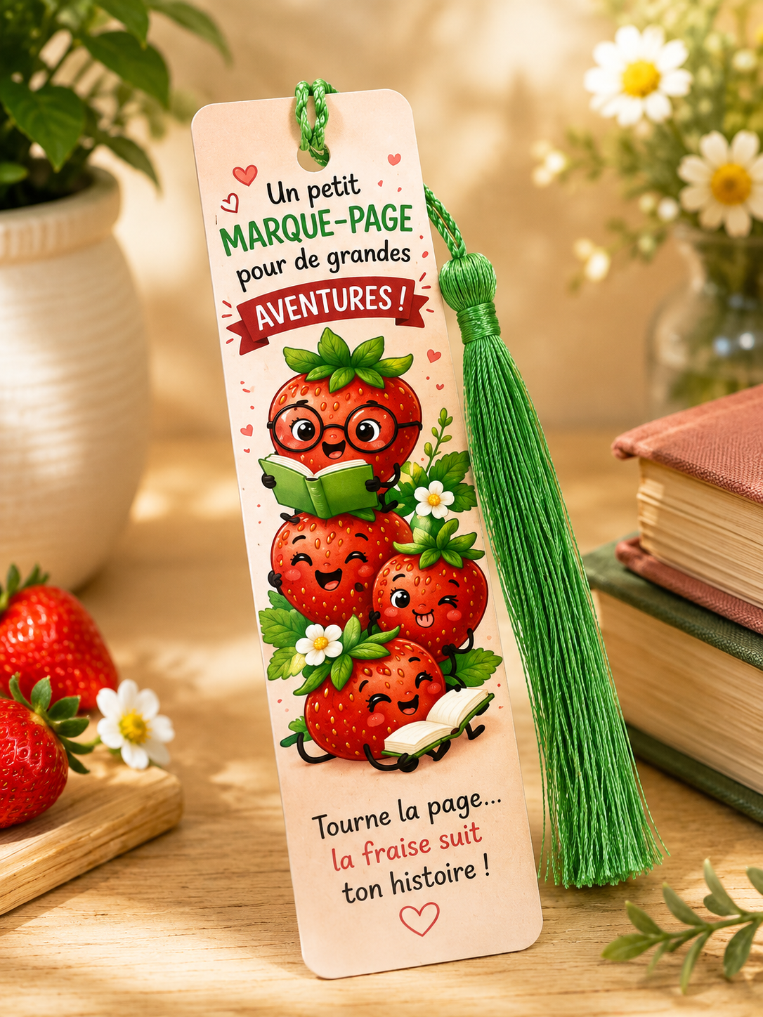 Une petite fraise pour de grandes aventures !